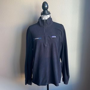 Patagonia Black Fleece Quarter-Zip Pullover